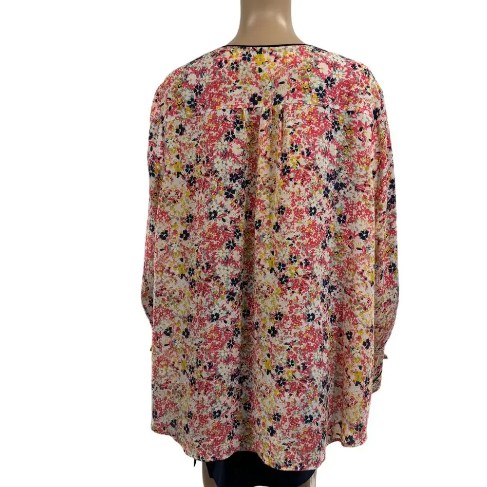 Modcloth Floral Burst Podcast Co-Host Blouse